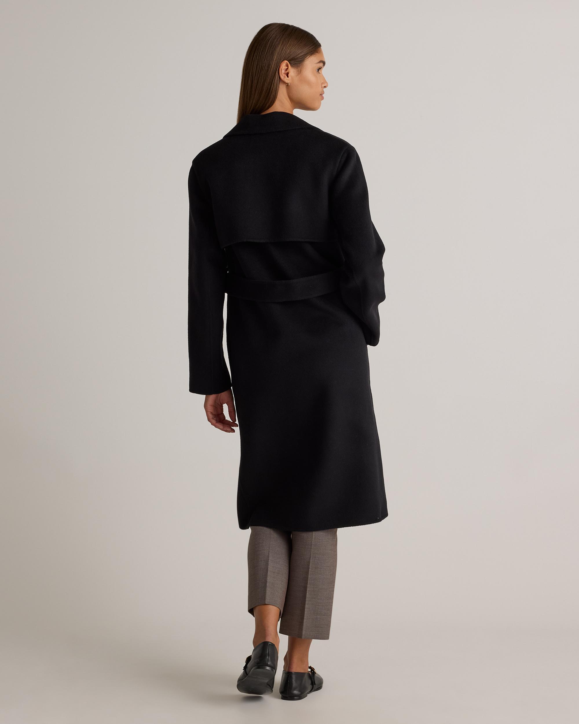 Quince | Women's Double-Faced Merino Wool Trench Coat Wool/Nylon Product Image
