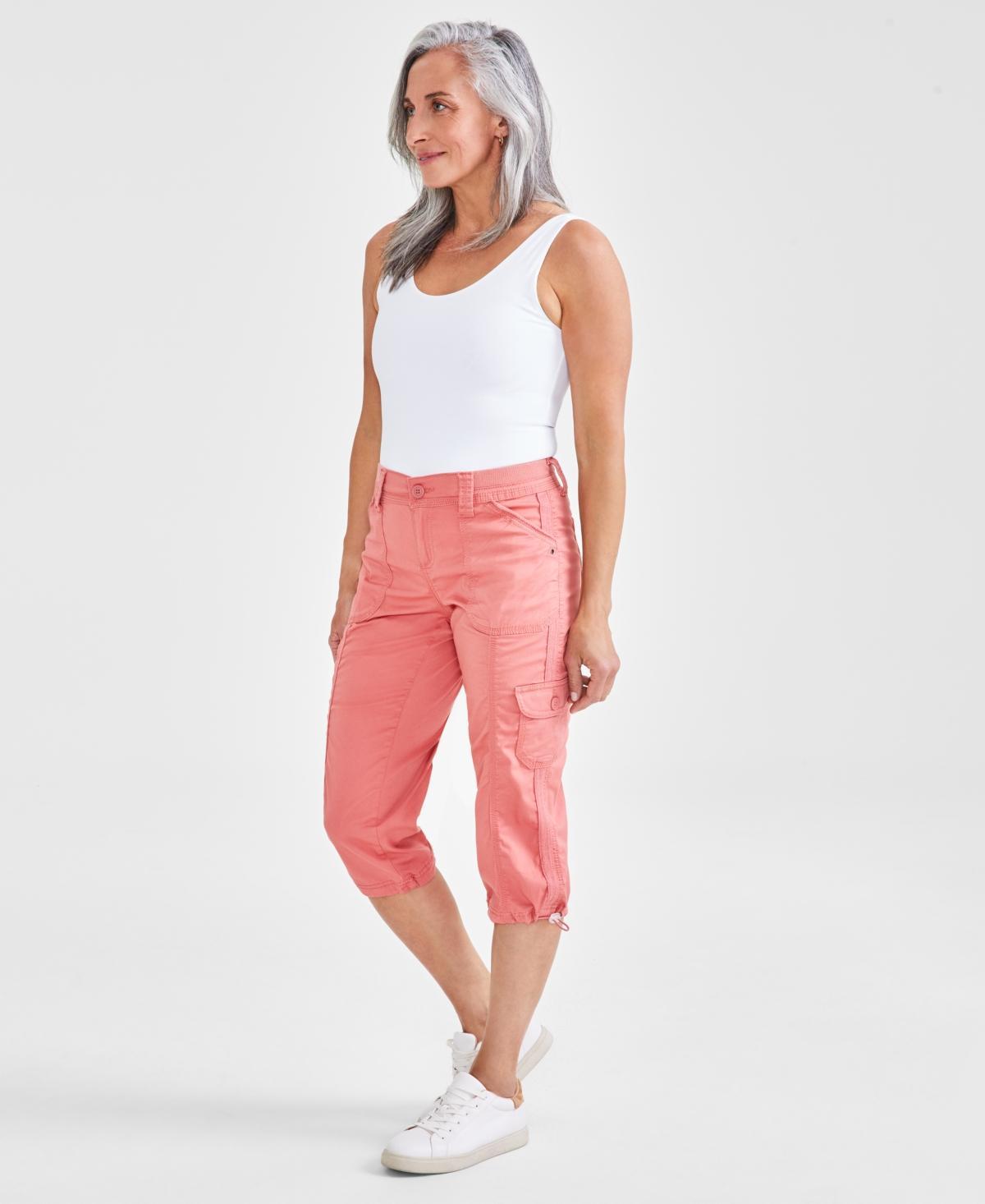 Style & Co Womens Cargo Capri Pants, Created for Macys Product Image
