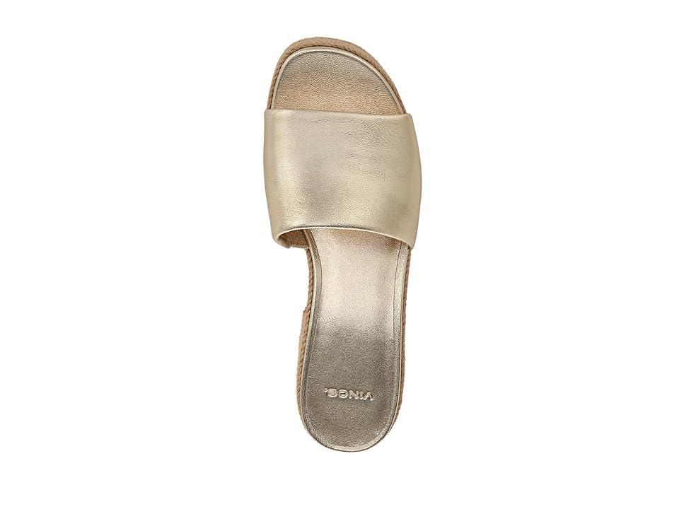 Margo Metallic Espadrille Slide Sandals Product Image