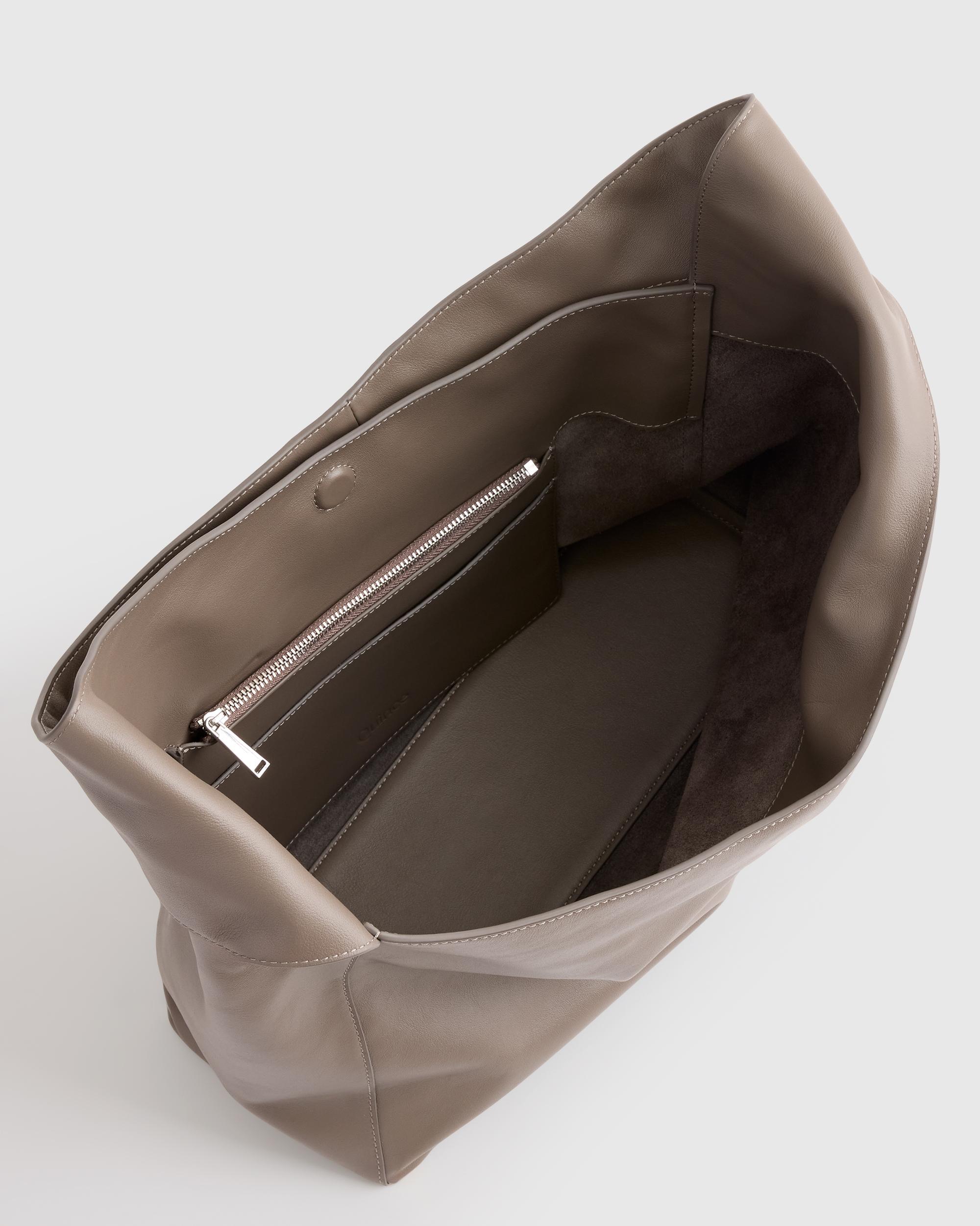 Quince | Women's Italian Leather Slouchy Shoulder Bag Product Image