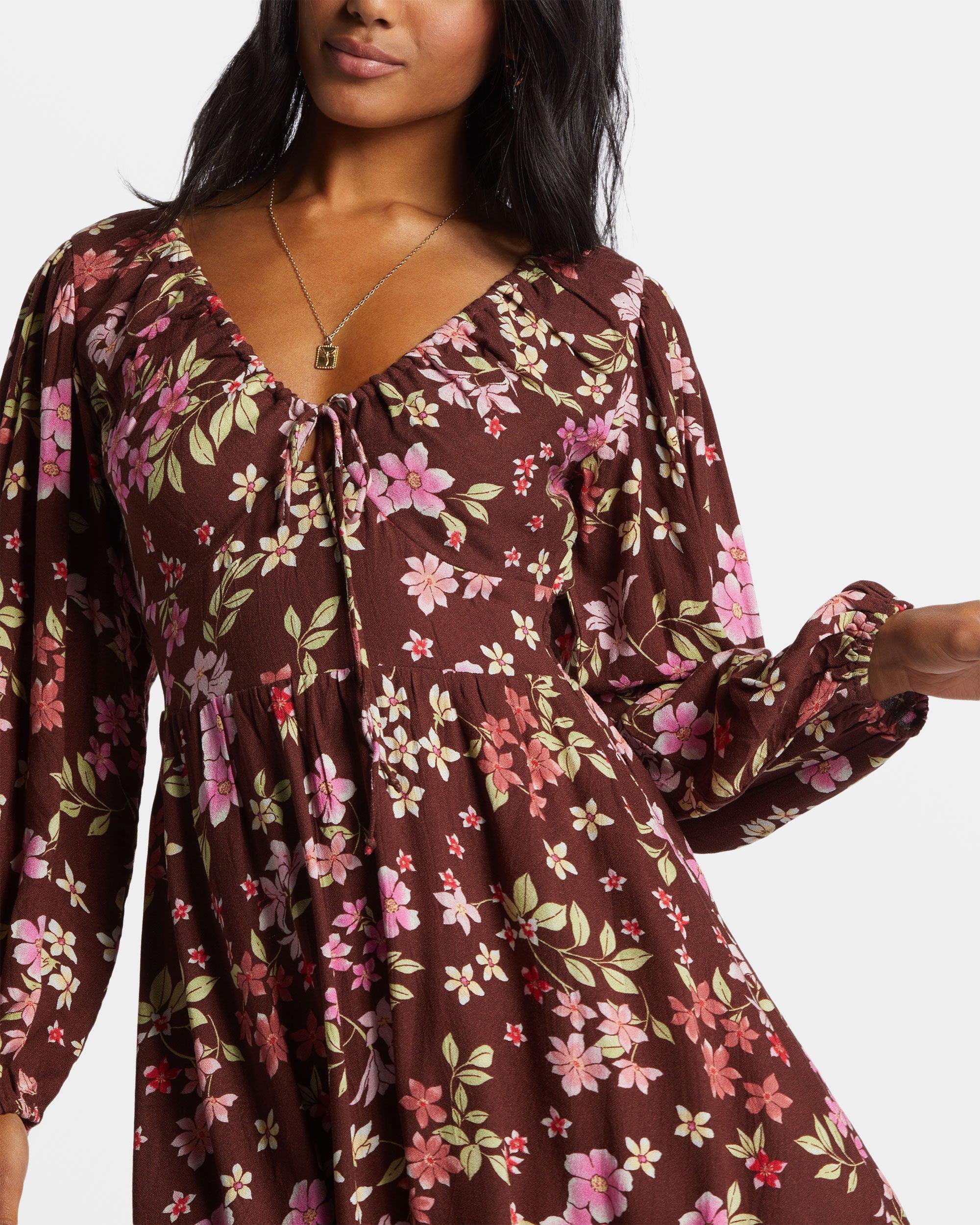 Sol Love Mini Dress - Choc Chip Female Product Image