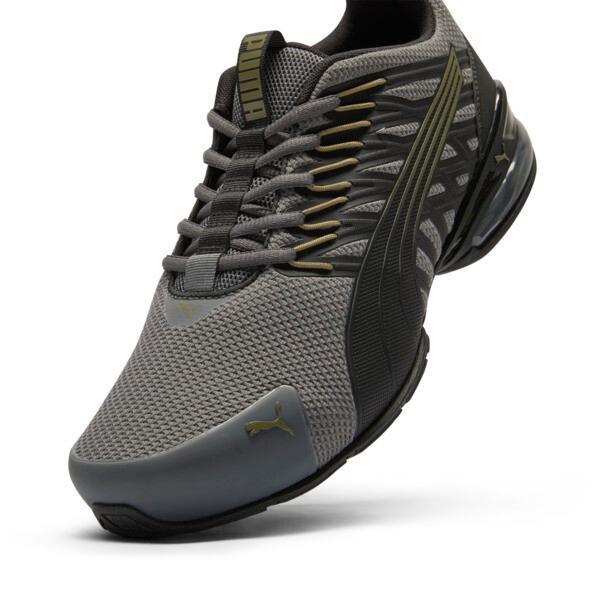 PUMA Voltaic Evo Wide Men's Running Shoes in Cool Dark Grey/Black/Olive Product Image