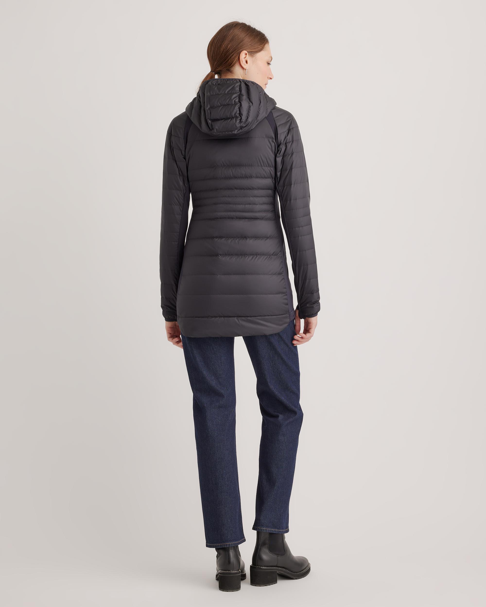 Quince | Women's Lightweight Down Packable Long Puffer Jacket Recycled Polyester Product Image