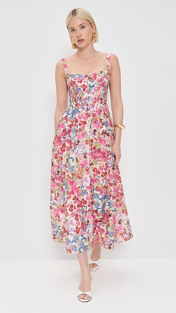BARDOT Lilah Corset Midi Dress | Shopbop Product Image