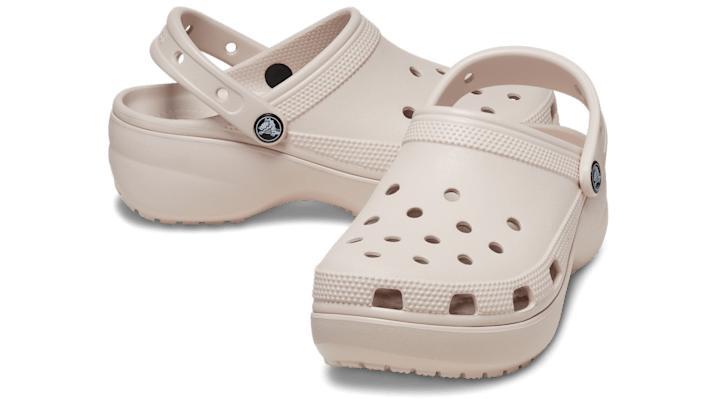 Crocs Classic Women's Platform Clogs, Size: 11, Black Product Image