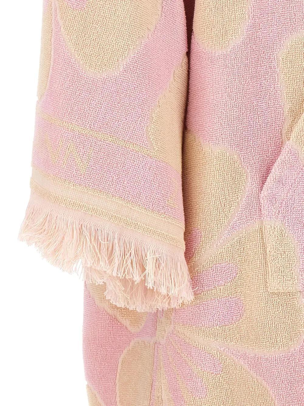 floral print towelled hooded beach dress Product Image