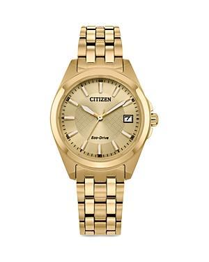 Citizen Eco-Drive Peyten Womens Gold Tone Stainless Steel Bracelet Watch Product Image