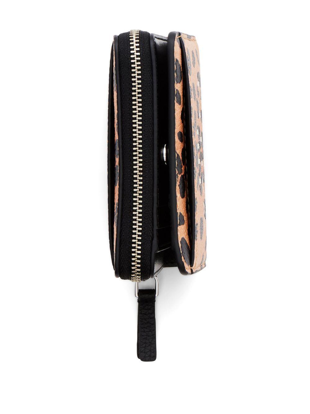 The Cheetah Leather Mini compact wallet Product Image