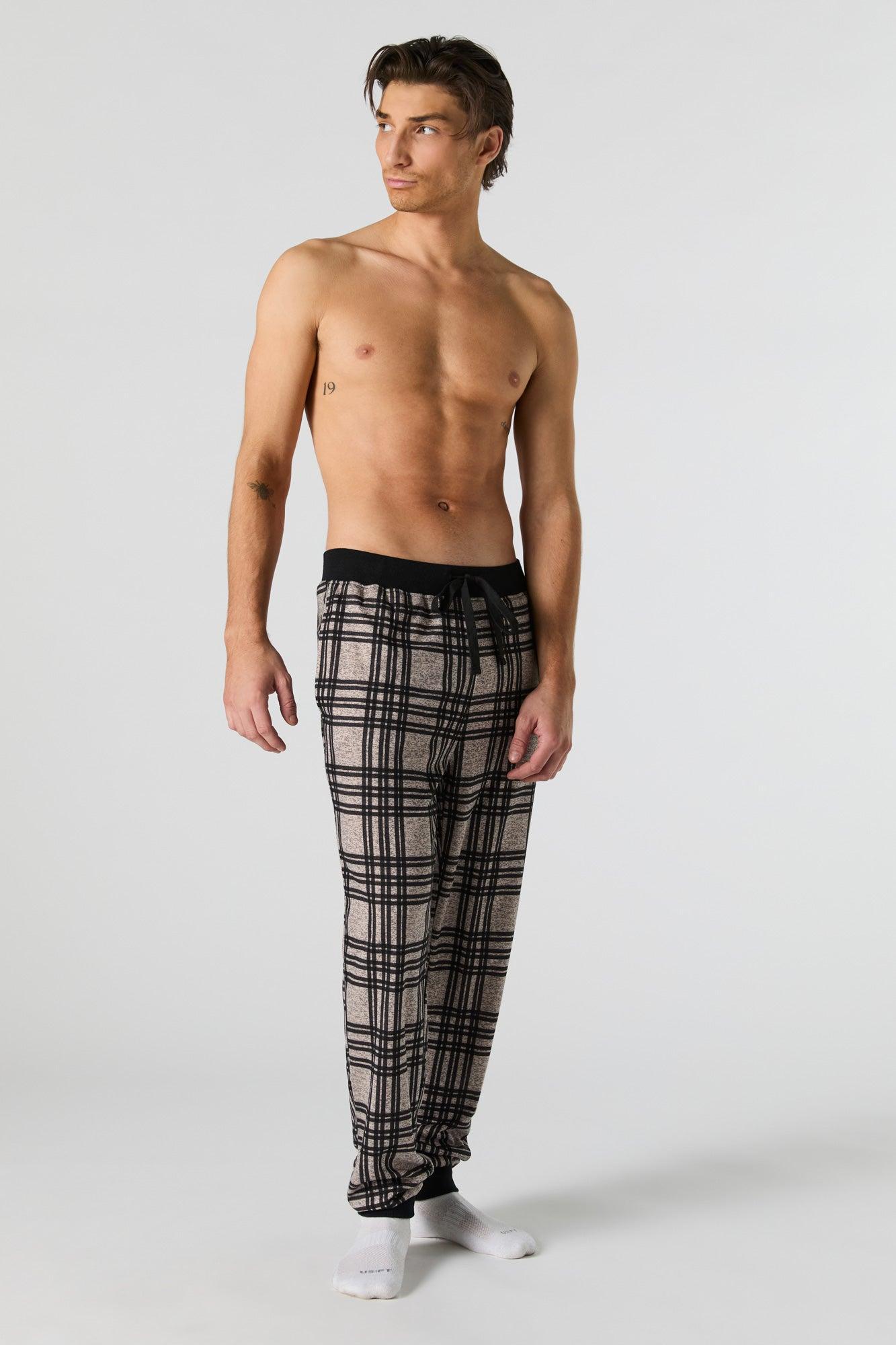 Plaid Pajama Jogger Male Product Image