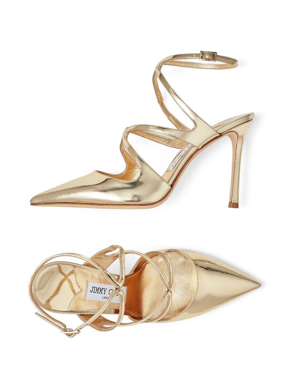 Azia 95mm leather pumps Product Image