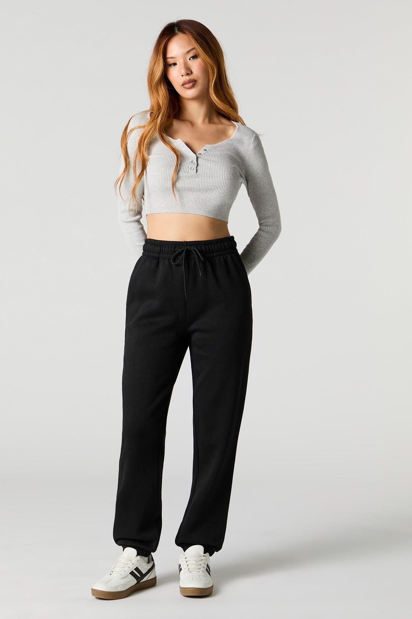 High Rise Fleece Jogger Female Product Image