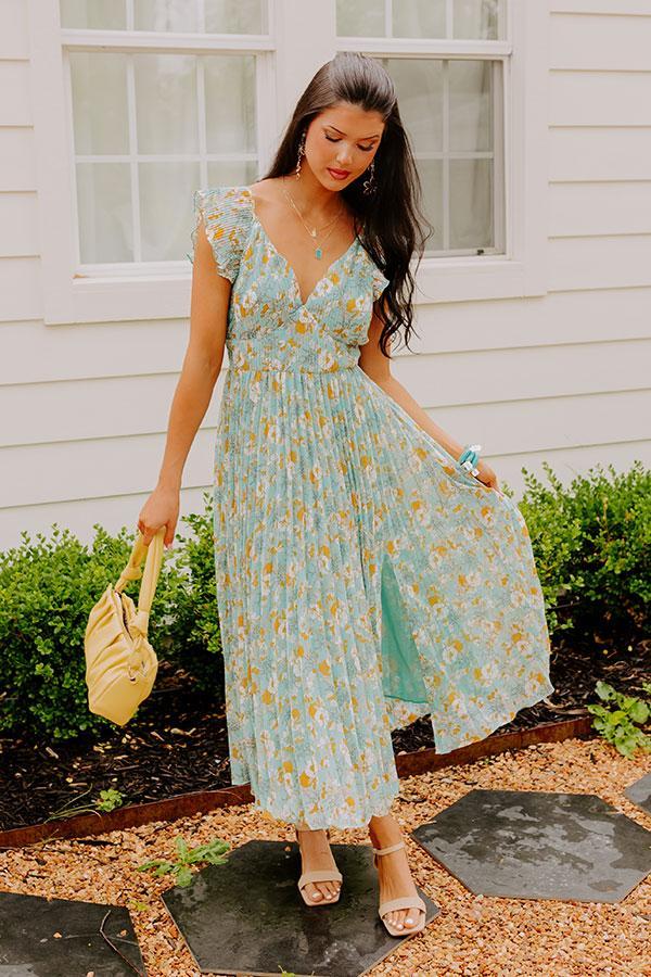 Garden Blooms Pleated Maxi Product Image
