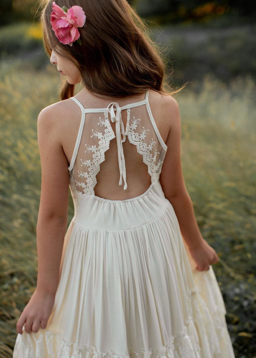 Catrin Dress in Cloud Girls Product Image