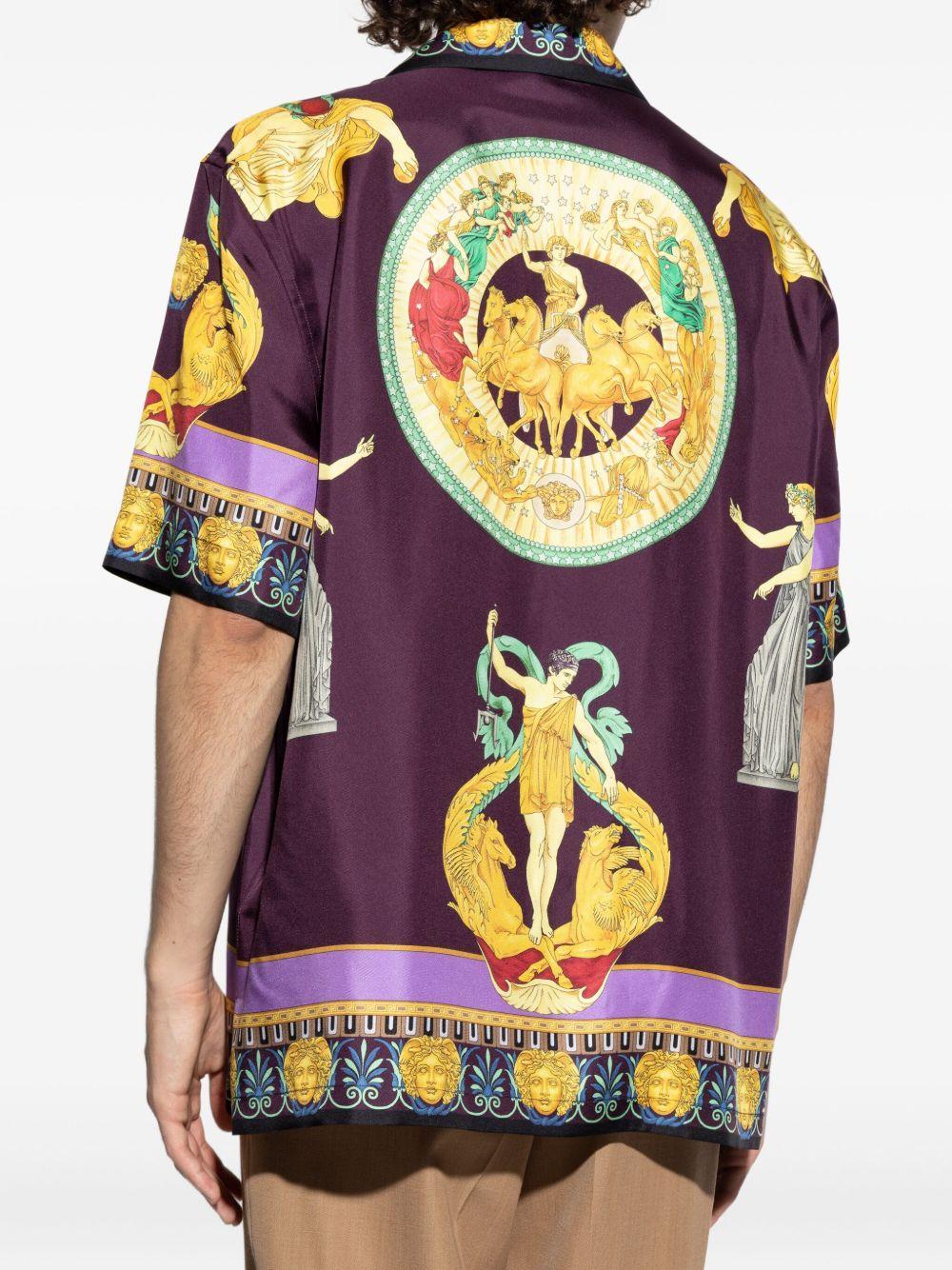 silk print shirt Product Image