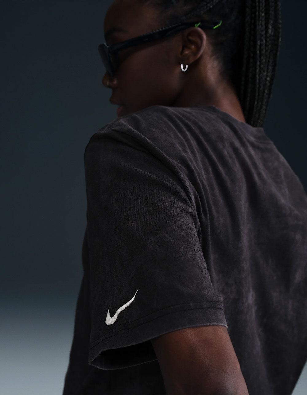 NIKE Sportswear Womens Boxy Tee - WASHED BLACK Product Image