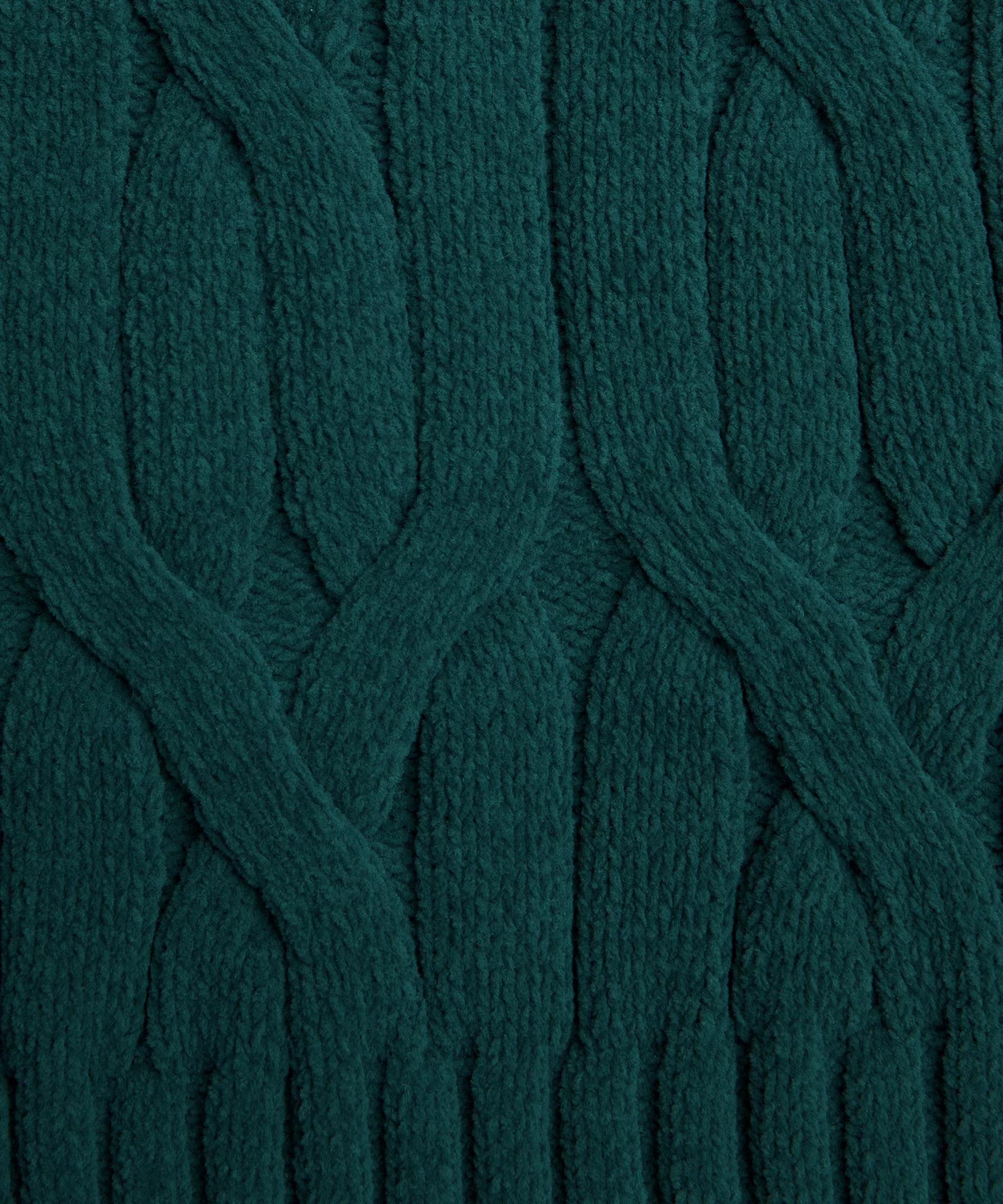 Cable-Knit Oversized Crewneck Product Image