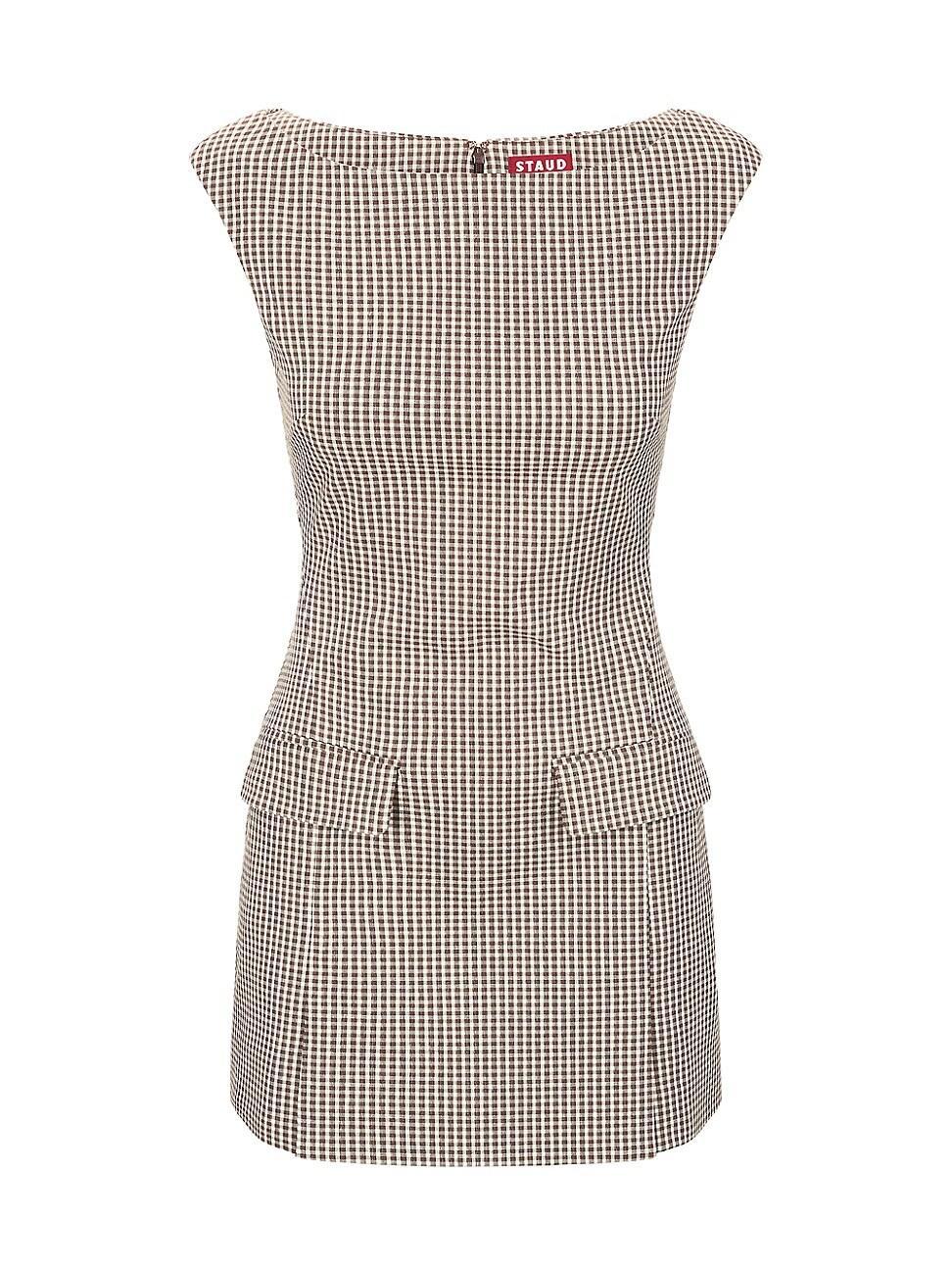 Womens Walker Micro Gingham Minidress Product Image