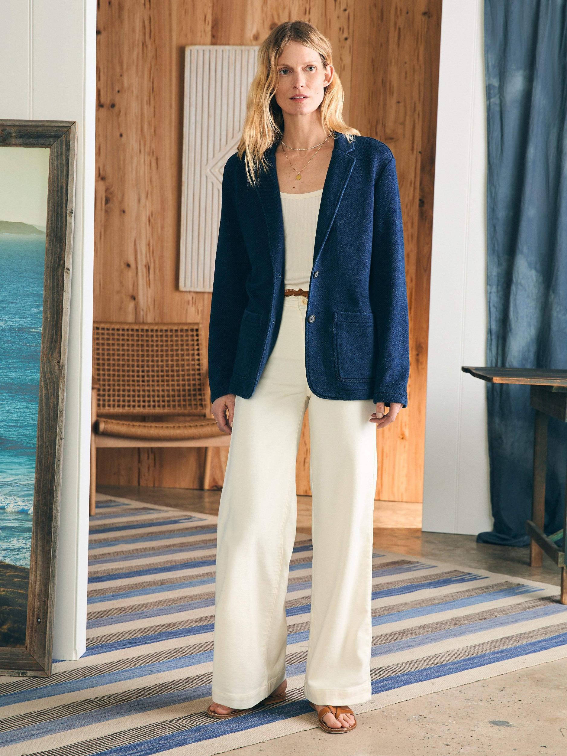 Inlet Knit Blazer - Hendricks Indigo Wash Female Product Image