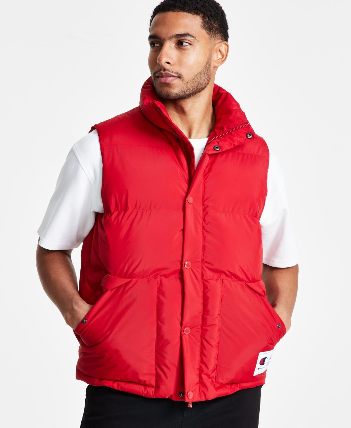 Men's Champion® Puffer Vest, Size: XXL, Rain Green Product Image