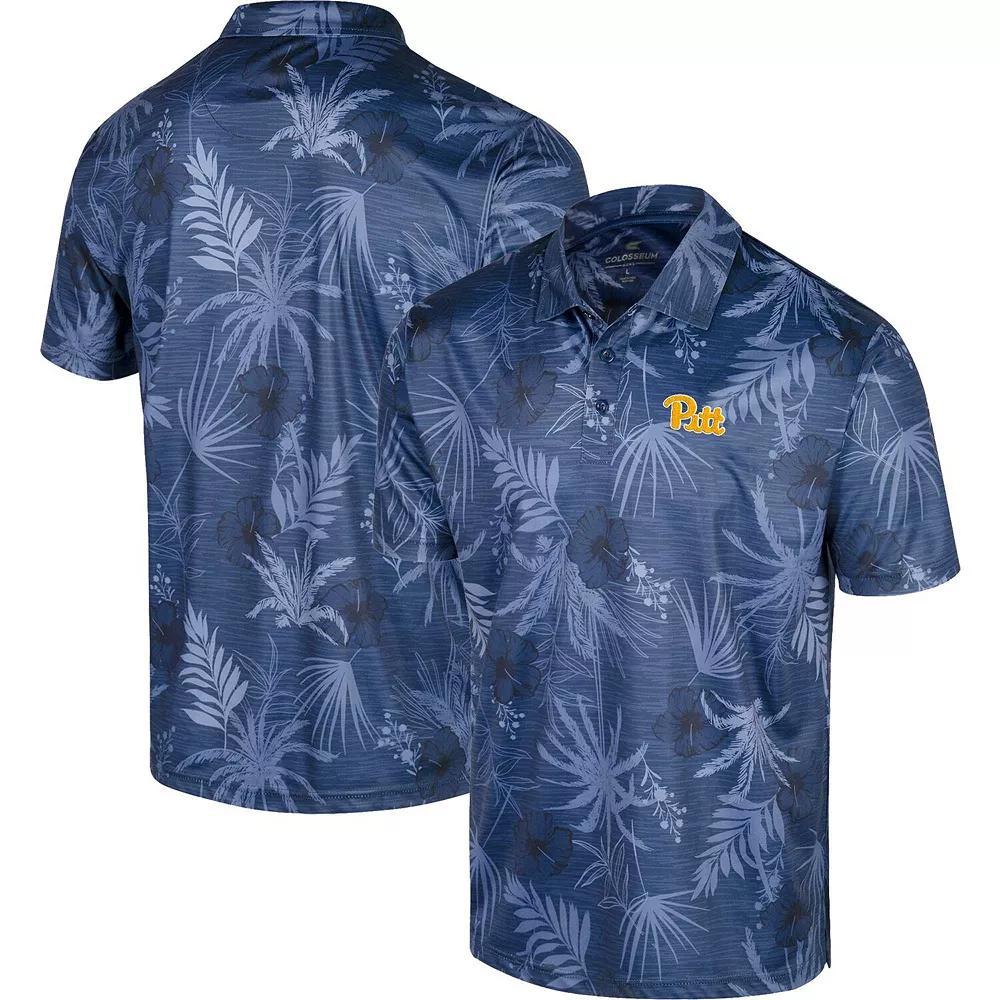 Men's Colosseum Royal Pitt Panthers Palms Team Polo, Size: Medium, Blue Product Image