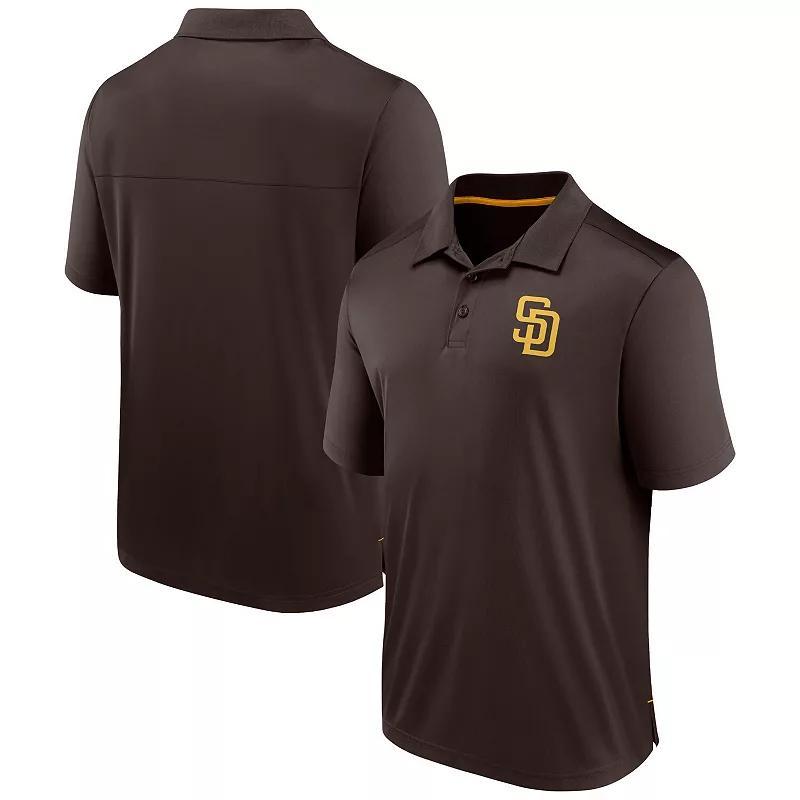 Men's Fanatics Branded  Brown San Diego Padres Polo, Size: Small Product Image