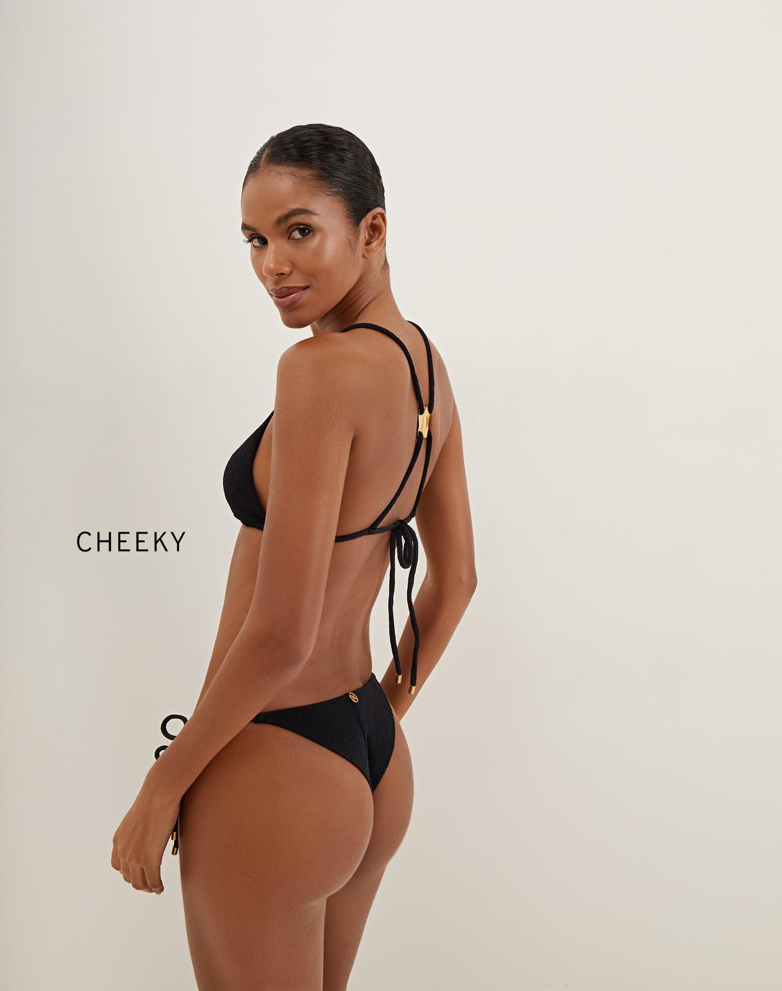 Firenze Yara T Back Tri Top - Black Product Image