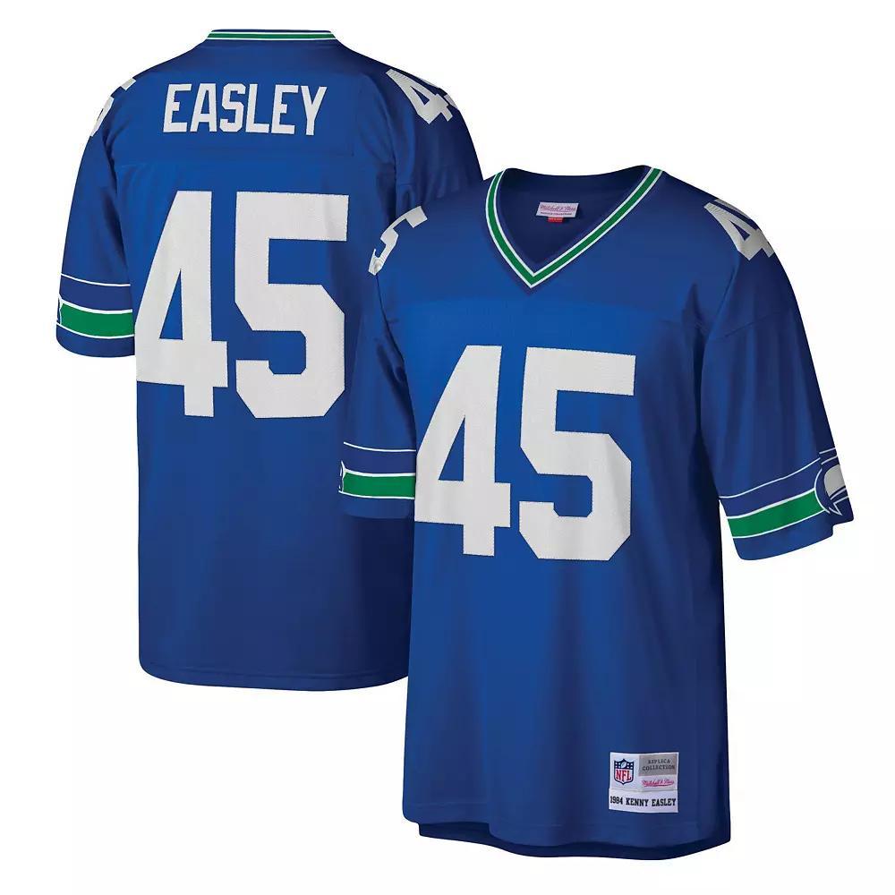 Men's Mitchell & Ness Kenny Easley Royal Seattle Seahawks Legacy Replica Jersey, Size: 4XL, Blue Product Image