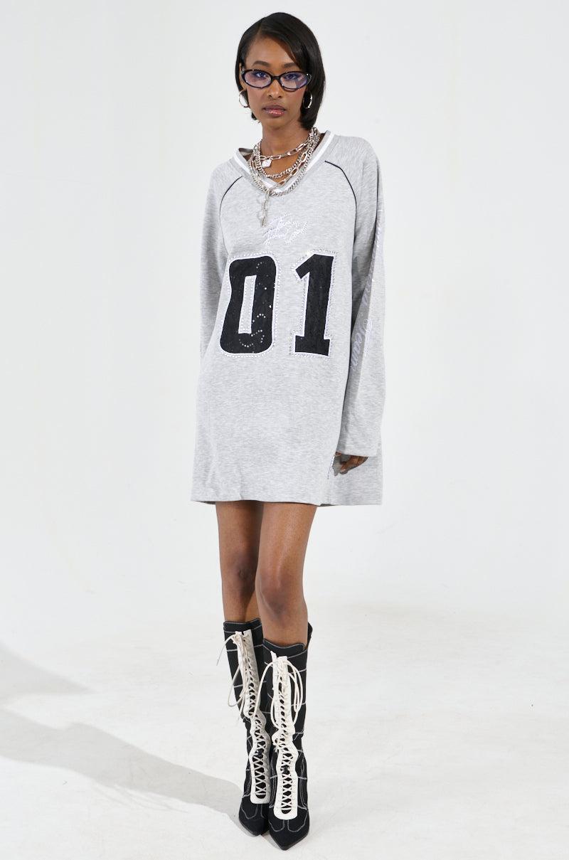 CATCH ME COURTSIDE SWEATSHIRT DRESS Product Image
