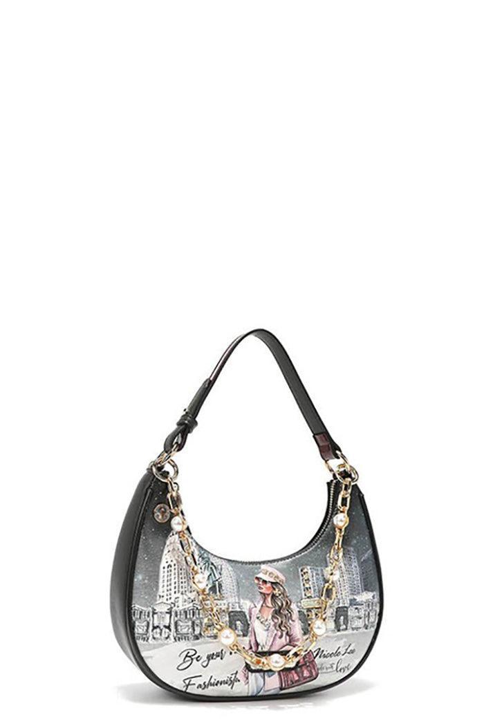 PEARL CHAIN LINK SHOULDER BAG Product Image