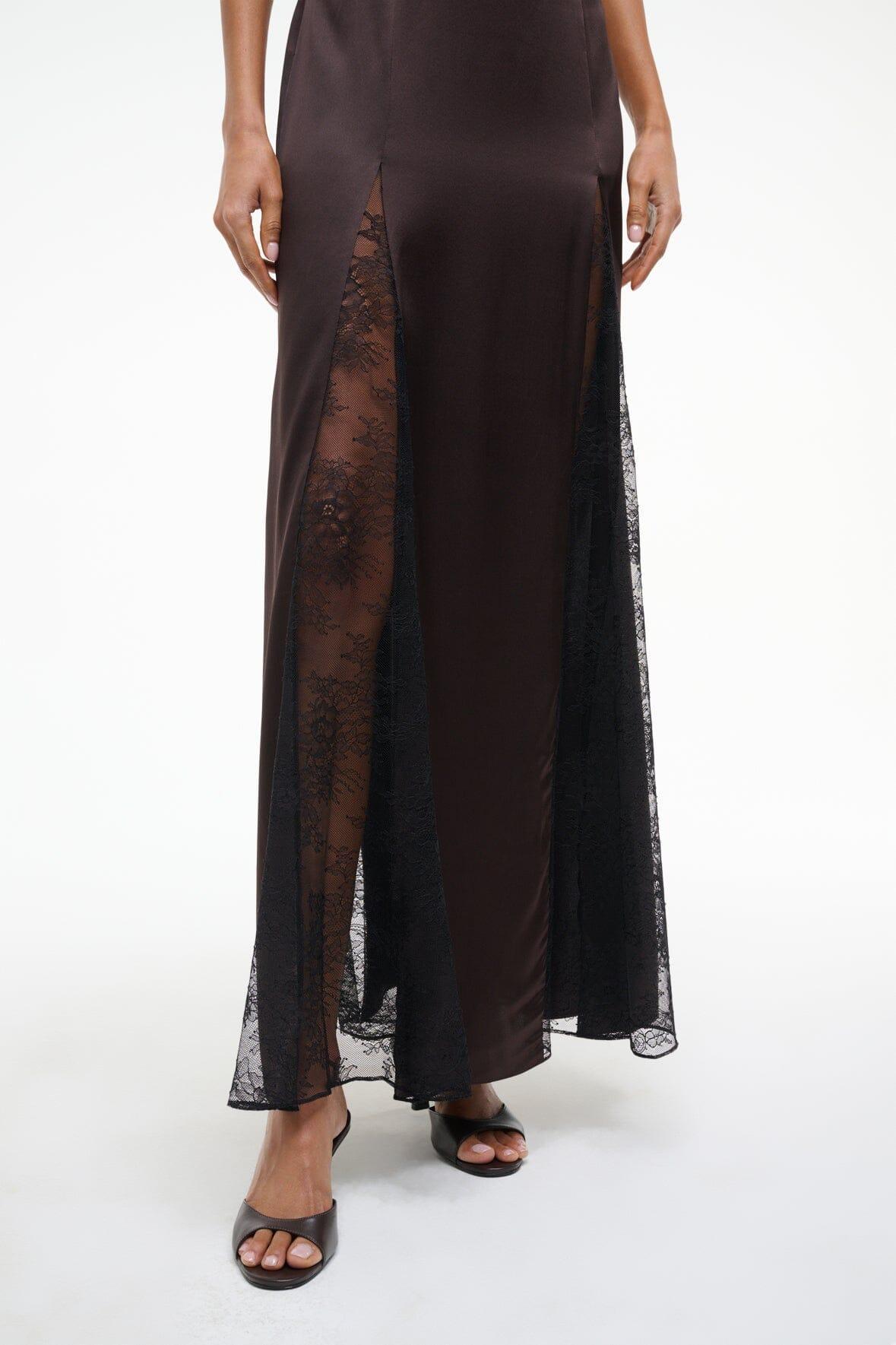 TRINITY SILK DRESS | EARTH Product Image