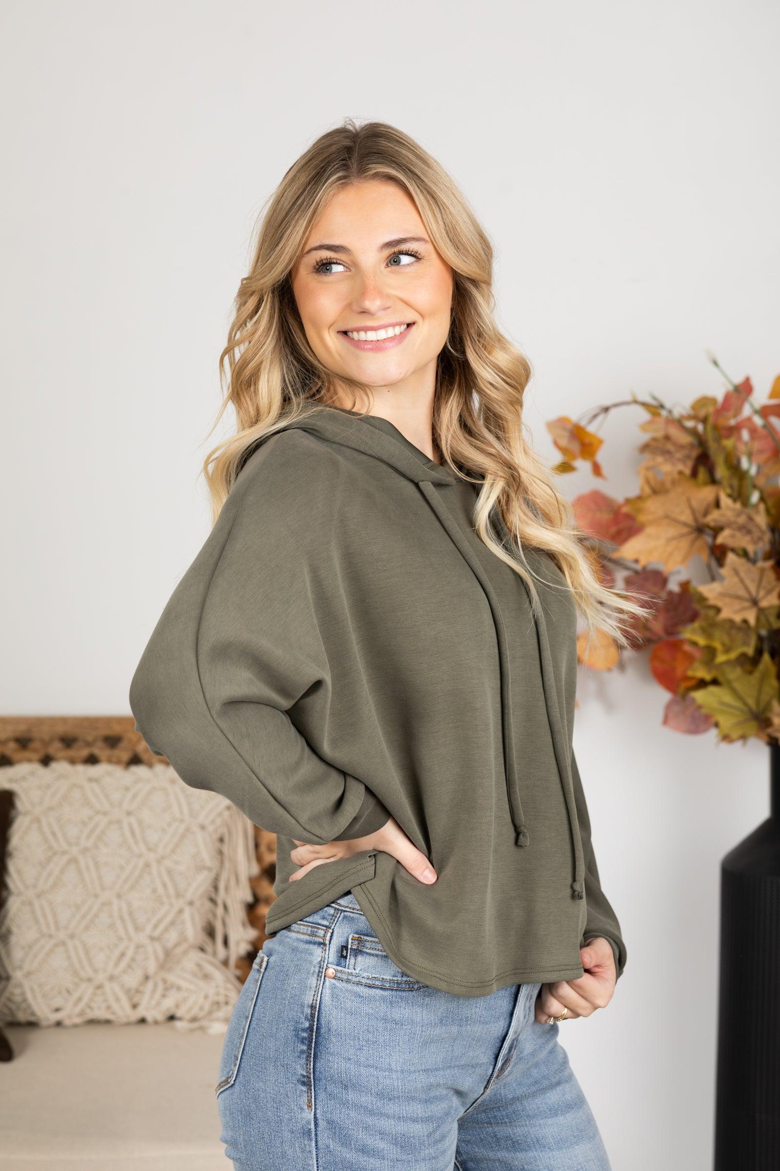 Long Sleeve Super Soft Hooded Sweatshirt Product Image