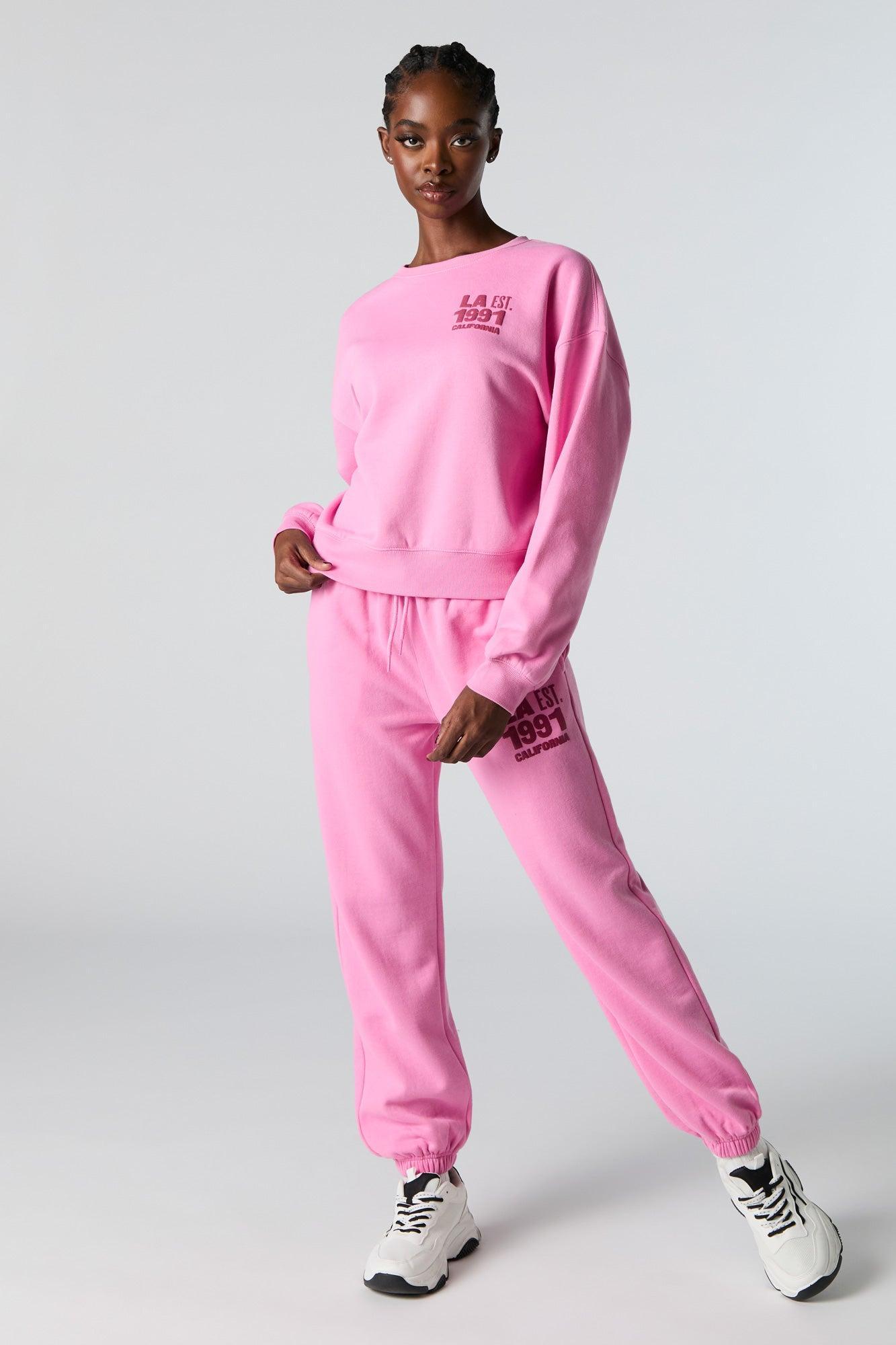 Destination Twill Embroidered Fleece Sweatshirt Female Product Image