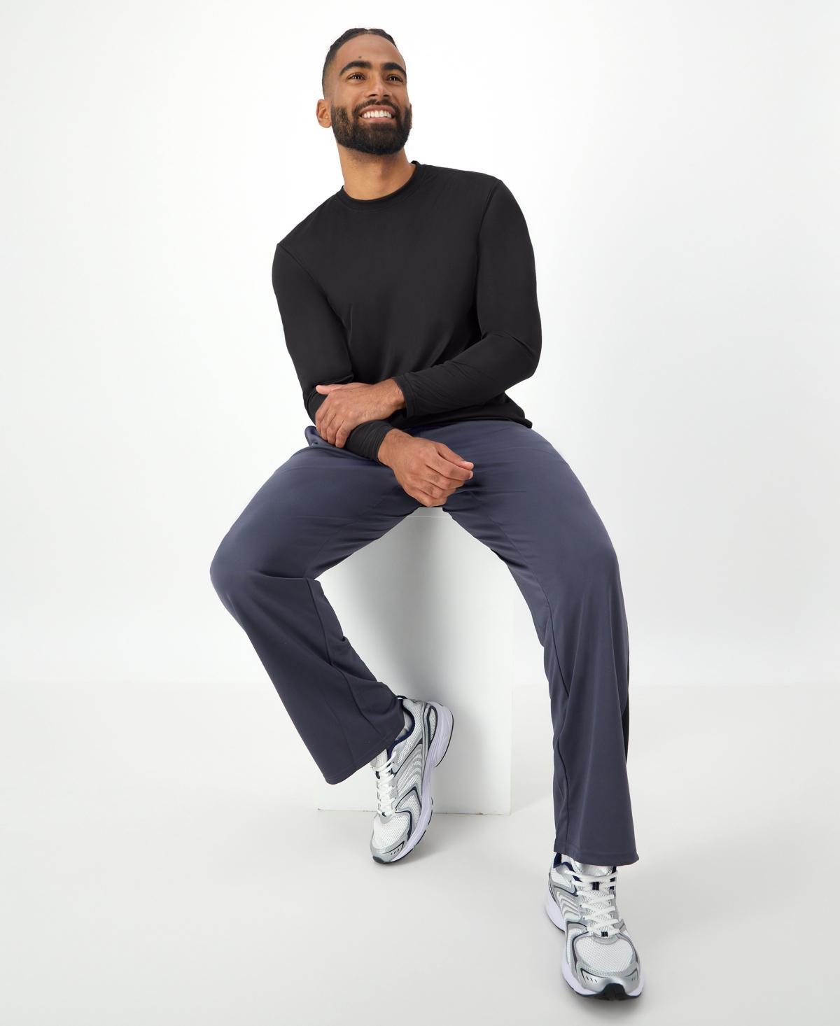 Men's Hanes® CoolDRI Long Sleeve Performance Tee, Size: XL, Blue Product Image