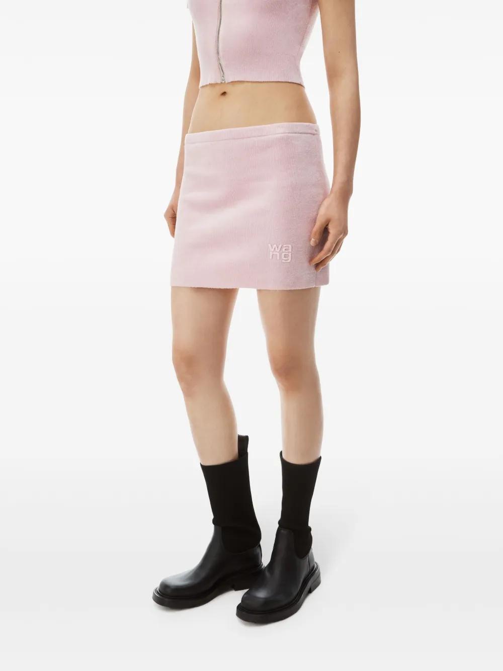 logo-embossed mini skirt Product Image