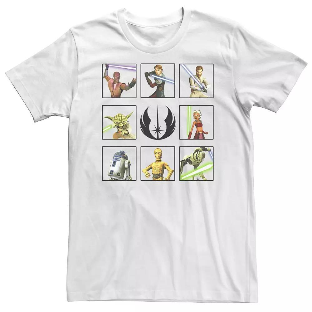 Big & Tall Star Wars: The Clone Wars Rebels Box Up Tee, Men's, Size: 4XL, White Product Image