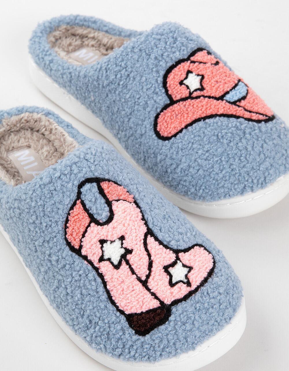 MIA Cozi Cowboy Clog Slippers - BLUE COMBO Product Image