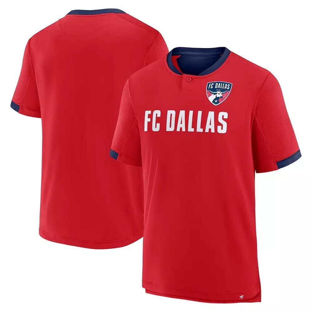 Mens Fanatics Red FC Dallas Stoppage Time Striker T-Shirt Product Image