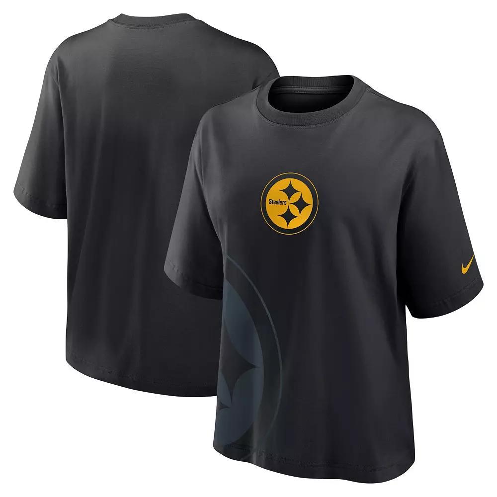 Women's Nike Purple Minnesota Vikings Arch Boxy T-Shirt, Size: Large Product Image