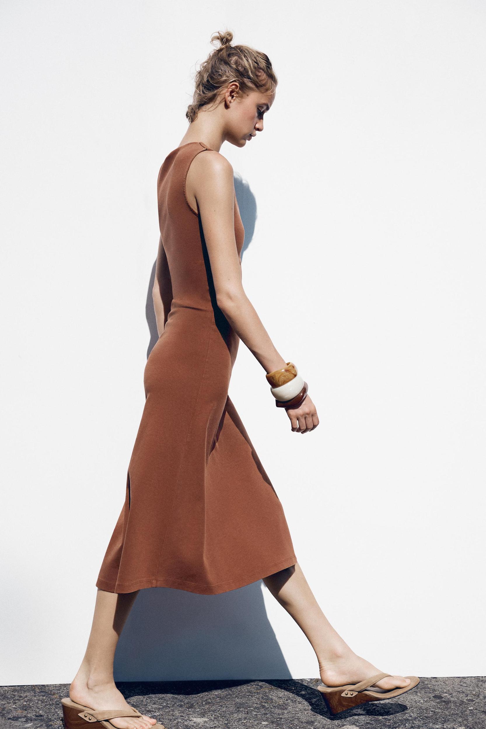 INTERLOCK MIDI DRESS Product Image