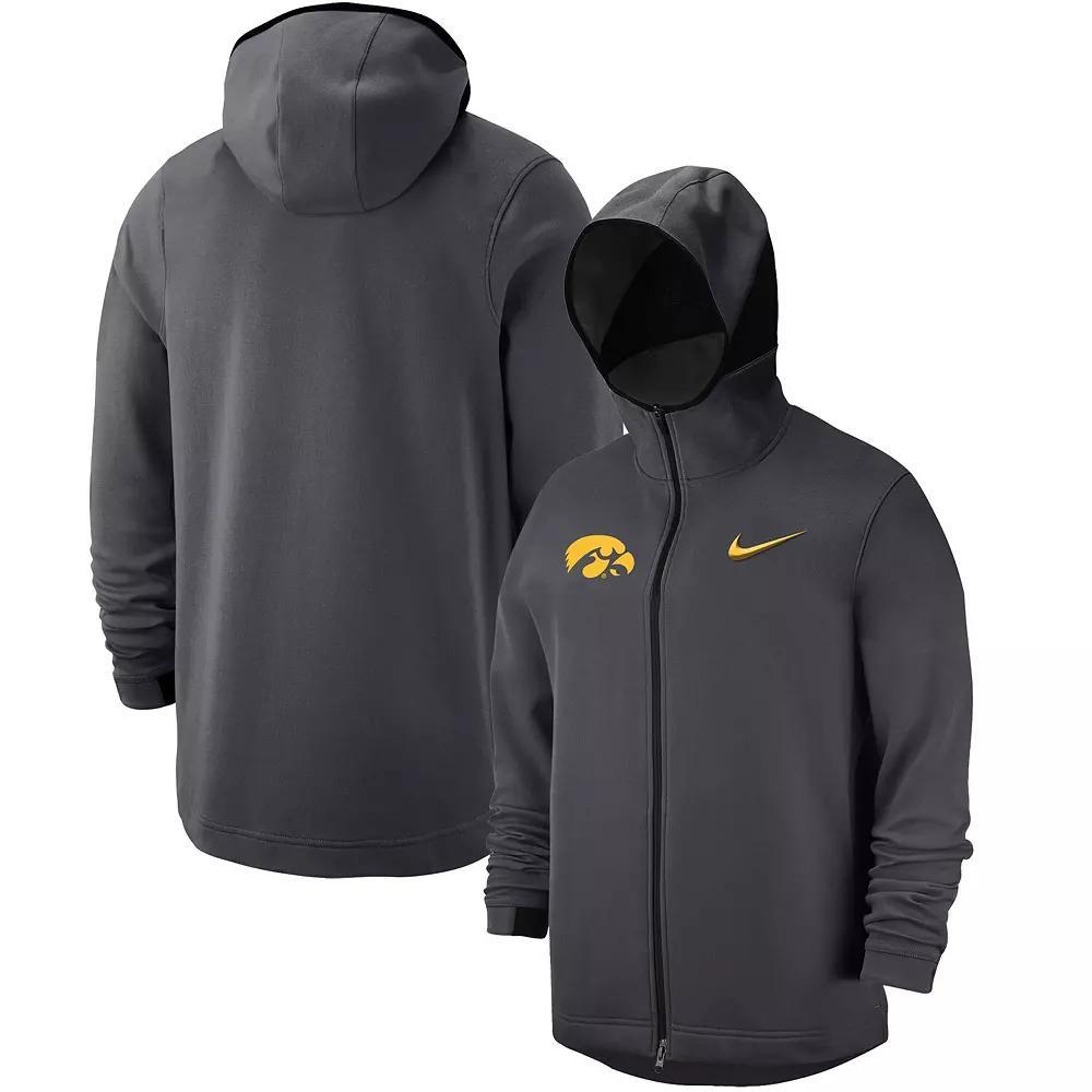Men's Nike Anthracite Clemson Tigers Tonal Showtime Full-Zip Hoodie, Size: 2XL, Grey Product Image