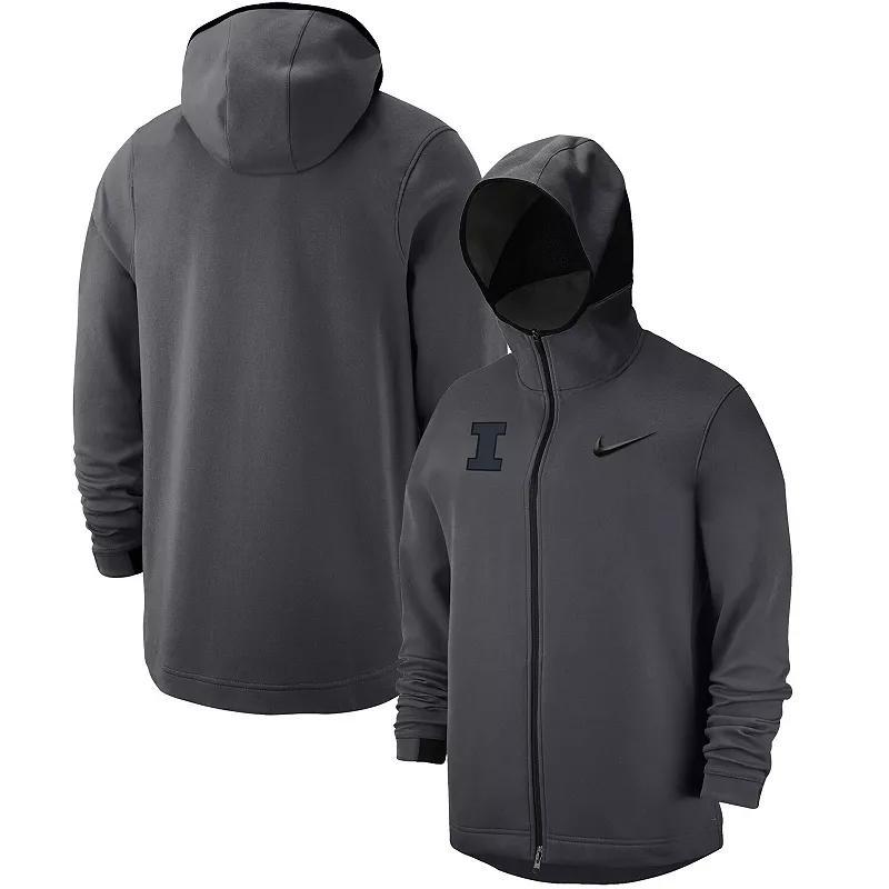 Men's Nike Anthracite Virginia Tech Hokies Tonal Showtime Full-Zip Hoodie, Size: Large, Grey Product Image
