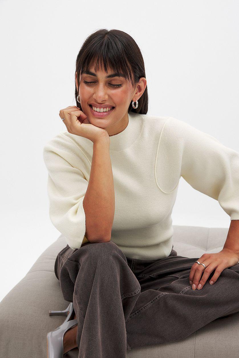 Knitted Turtle Neck Sweater Product Image