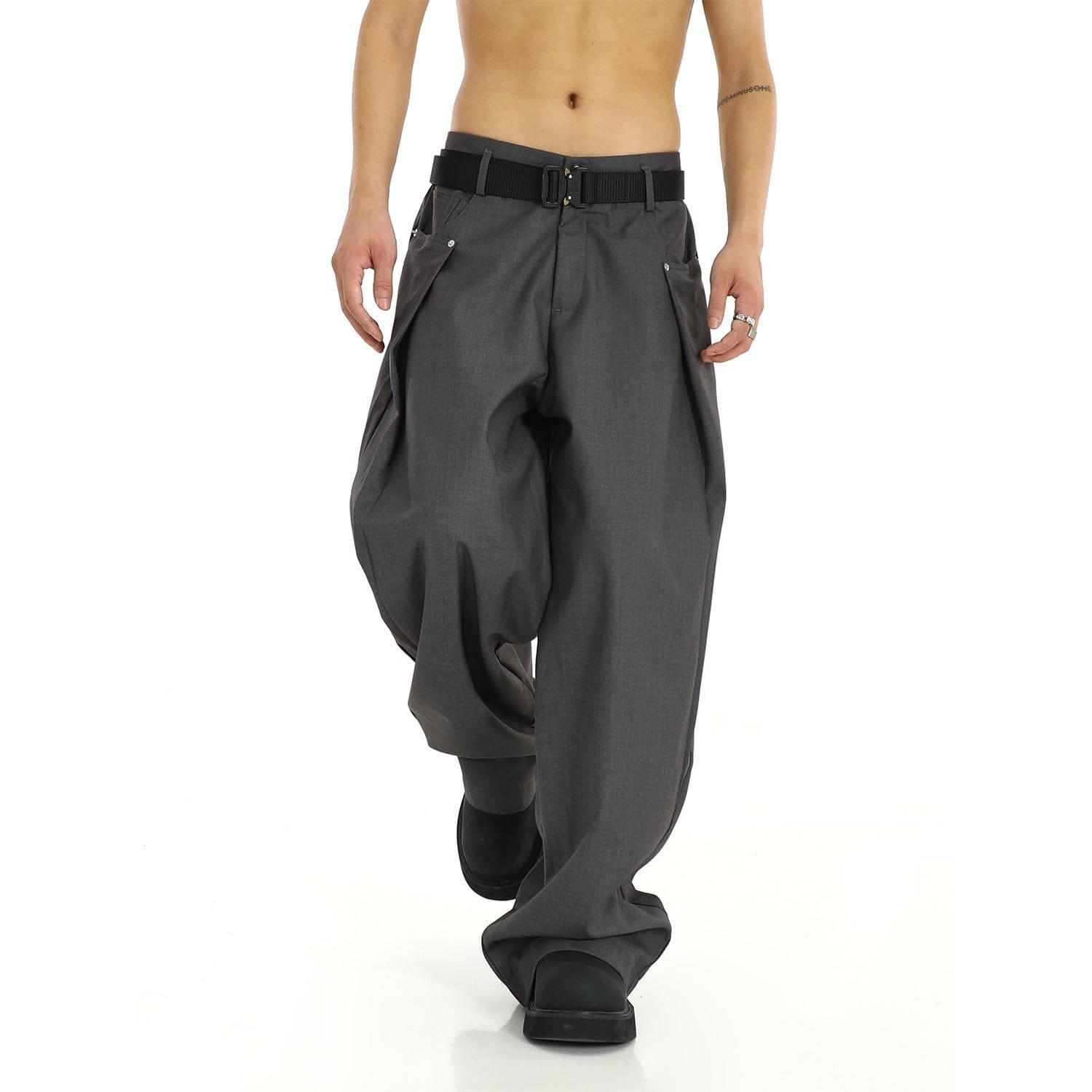 RT No. 9761 FOLDED WIDE PANTS Product Image