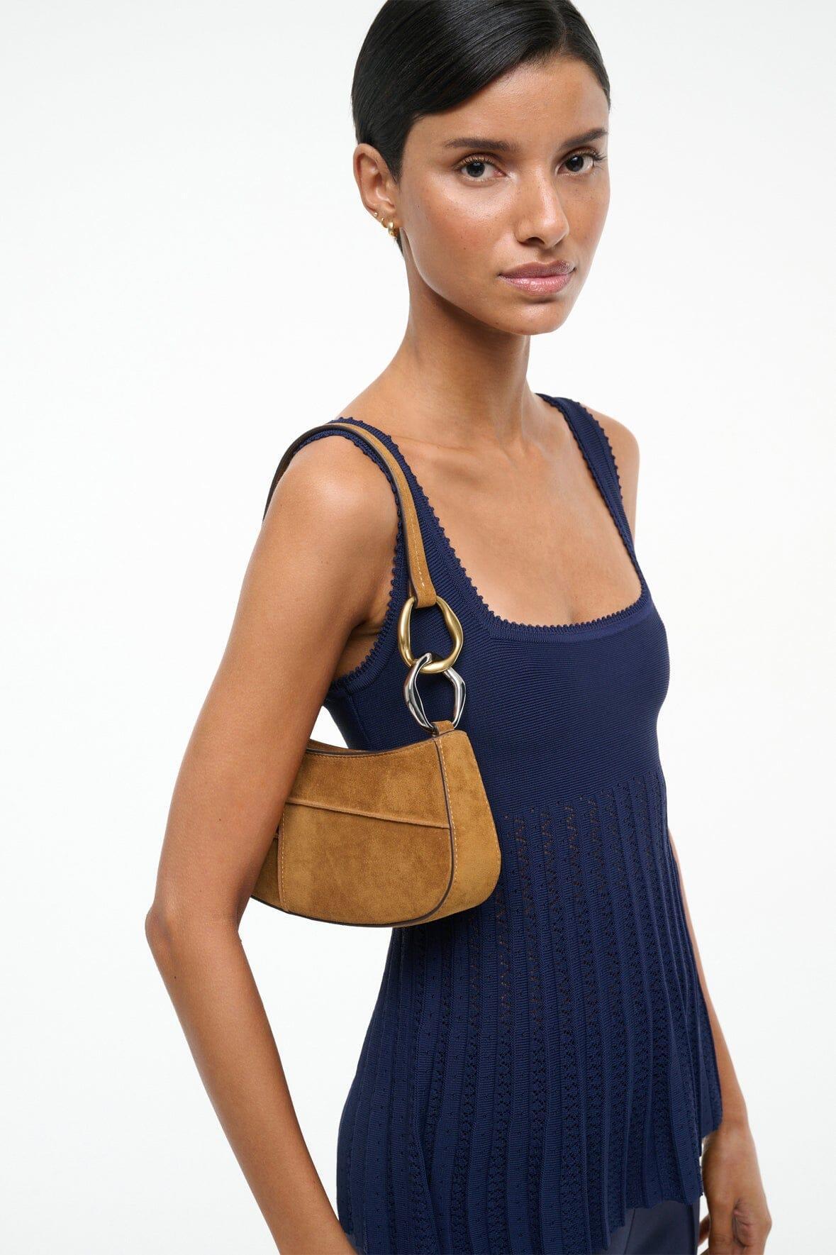 OLLIE BAG | TAN SUEDE Product Image