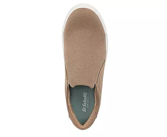 Dr. Scholls Time Off Wedge Womens Wedge Sneakers Toasted Brown Product Image