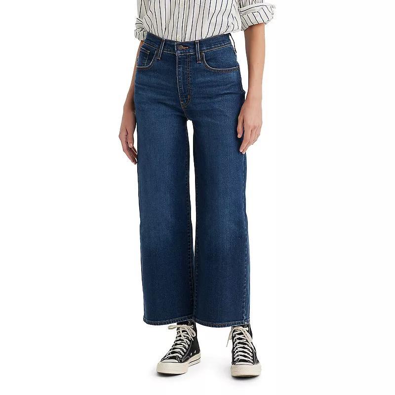Levi's(r) Womens High-Rise Wide Leg (Winter Evening) Women's Jeans Product Image