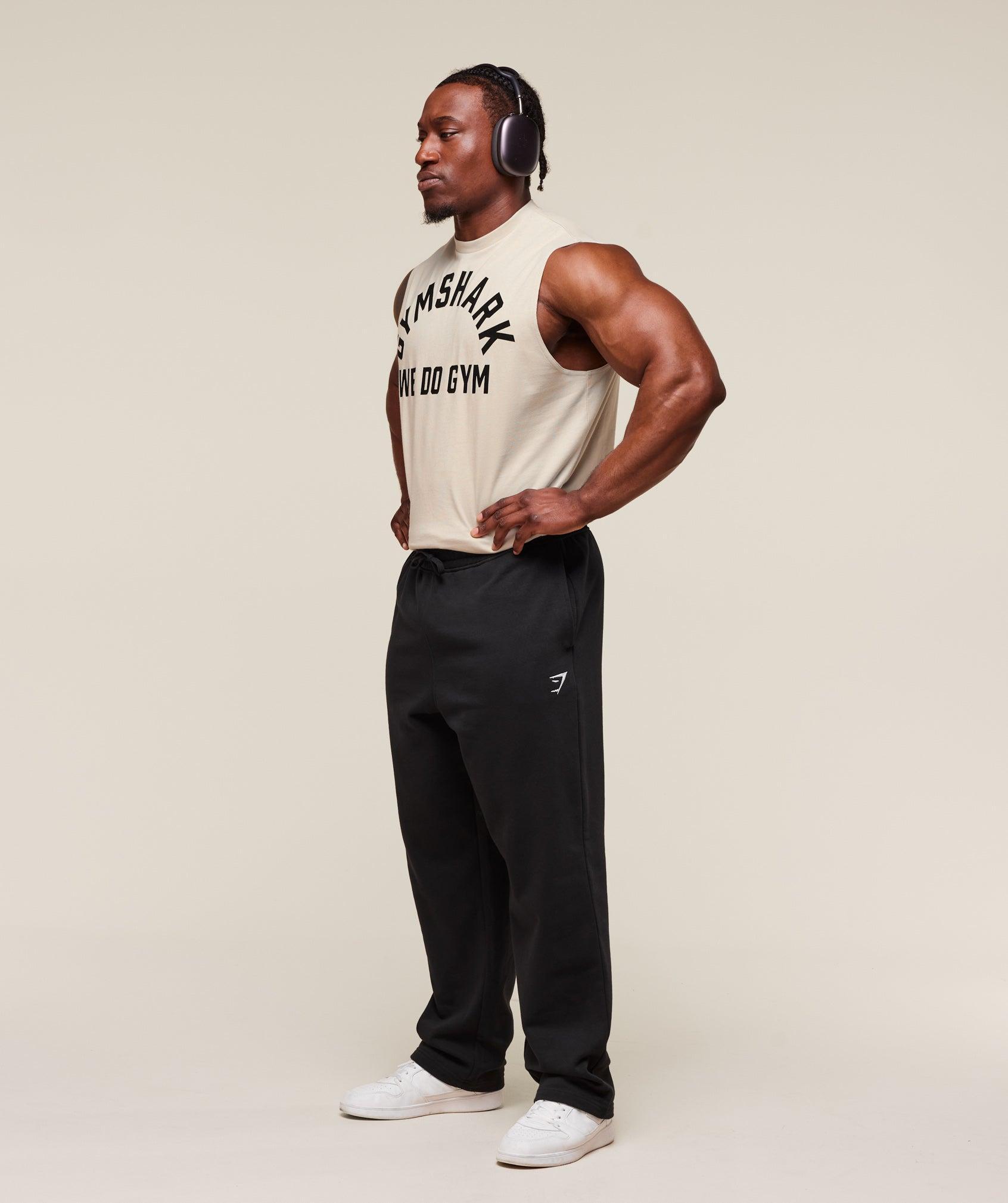Gymshark We Do Gym Tank - Pebble Grey Male Product Image