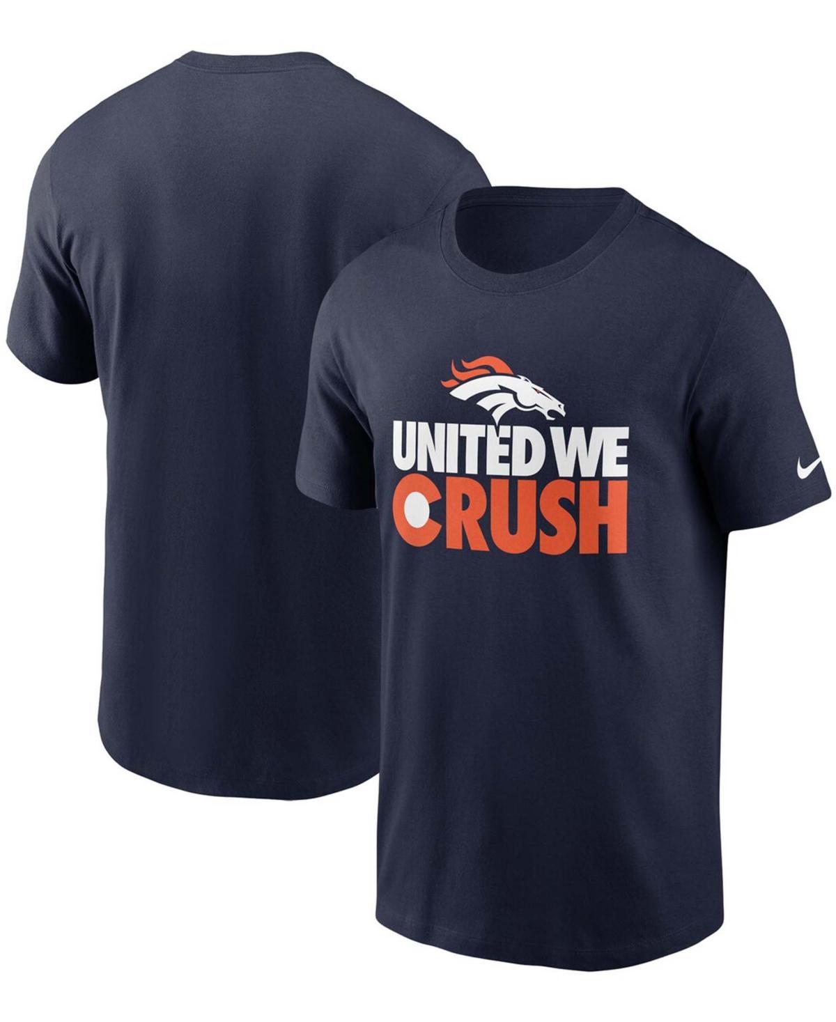 Men's Nike Navy Denver Broncos Hometown Collection Crush T-Shirt, Size: XL, Blue Product Image