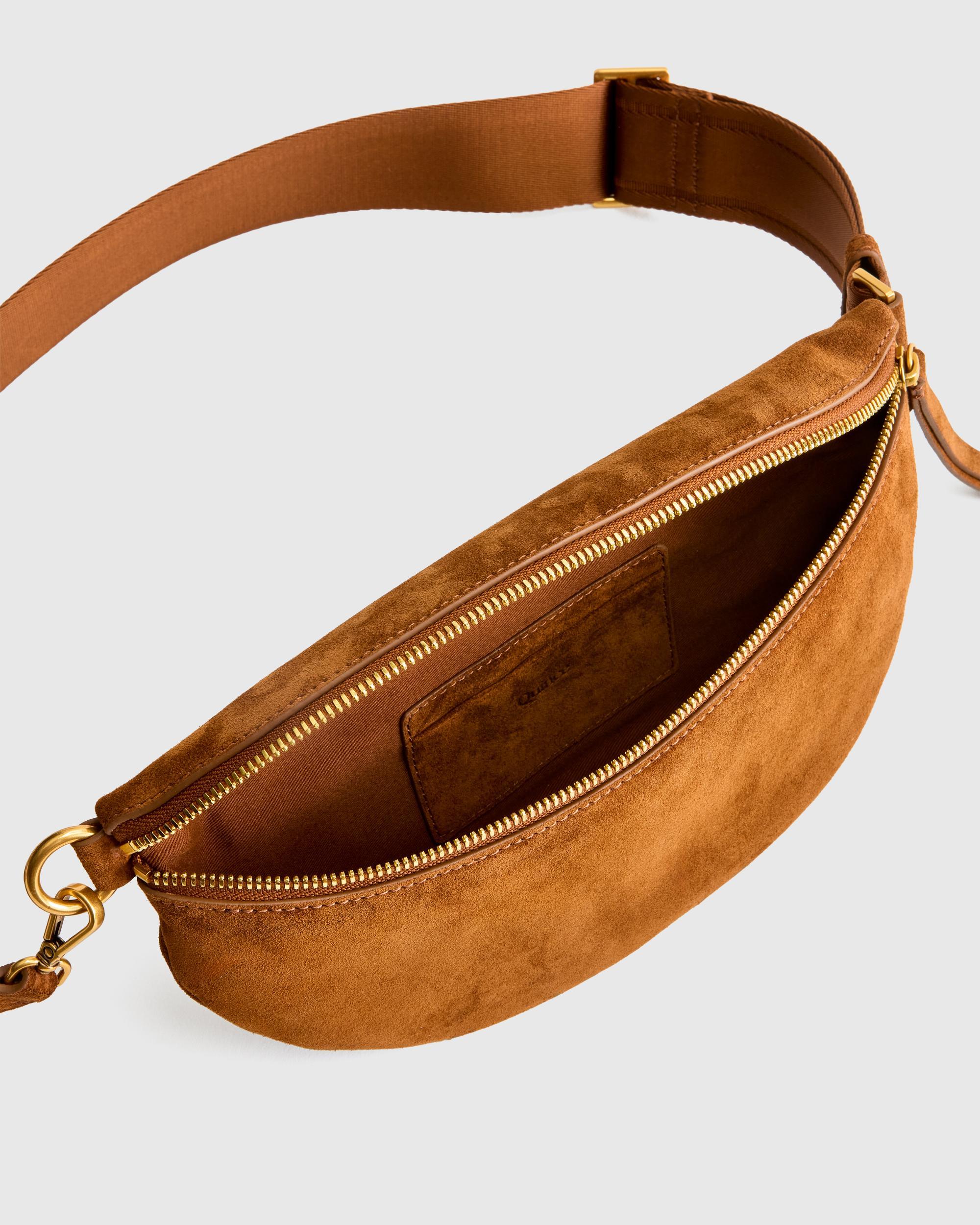 Quince | Women's Italian Suede Sling Bag Suede Leather Product Image