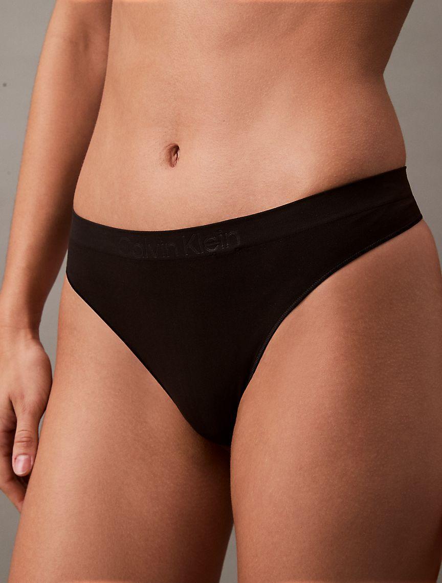 Calvin Klein Womens Bonded Flex Thong - Neutral Product Image